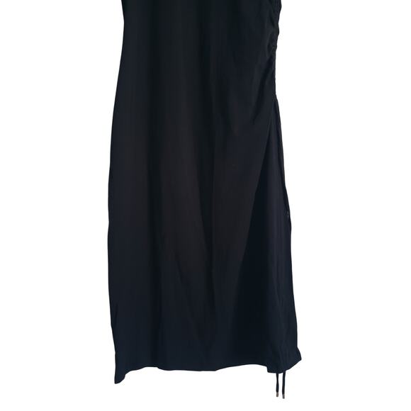 Theory Sleeveless Sheath Dress With Side Ruching Black Size P (0 US) - Picture 3 of 8